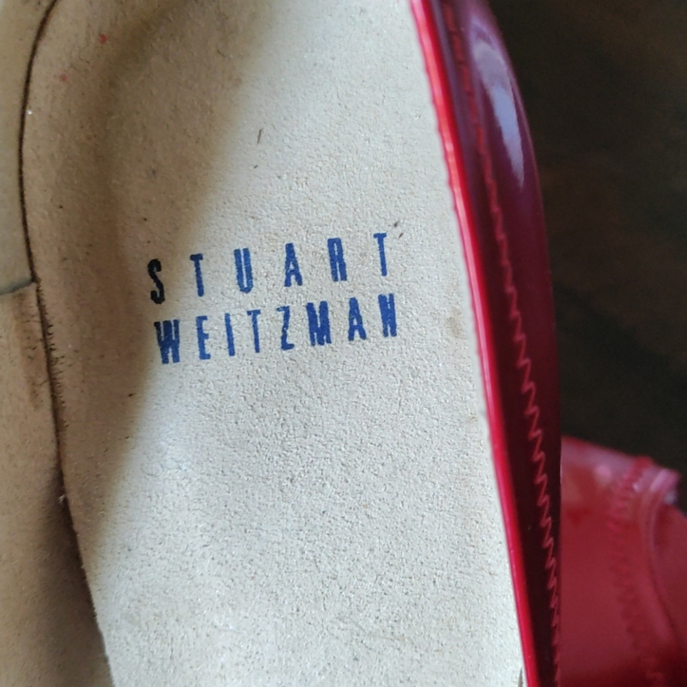 Stuart Weitzman red high heels - Picture 2 of 6